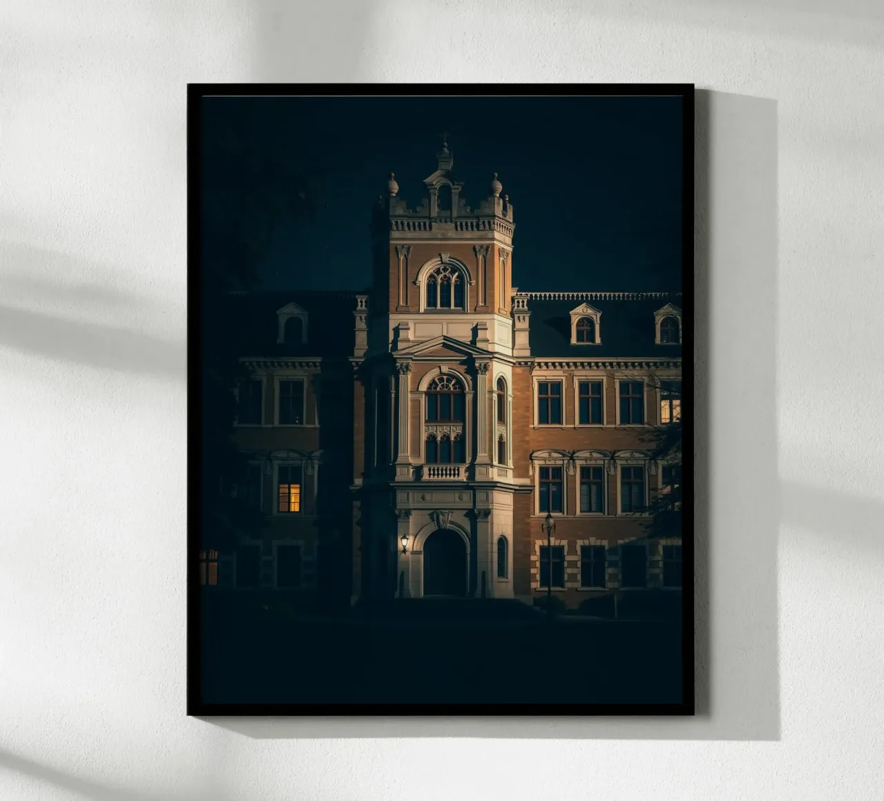 Sussurri di quiete poster con telaio in legno da PhotoVibe Decor