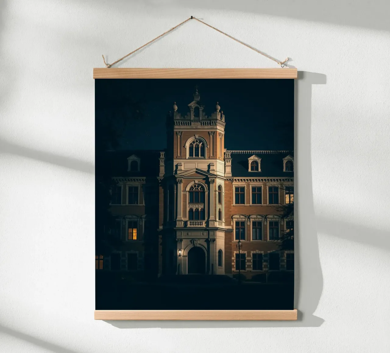 Sussurri di quiete poster con telaio in legno da PhotoVibe Decor