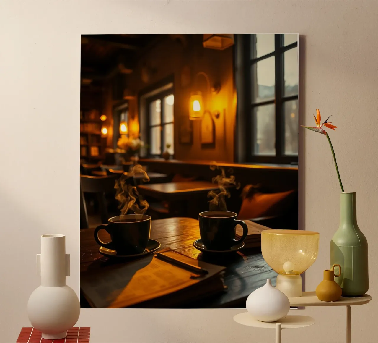 Sussurri di quiete tela con Cornice a cassetta da PhotoVibe Decor