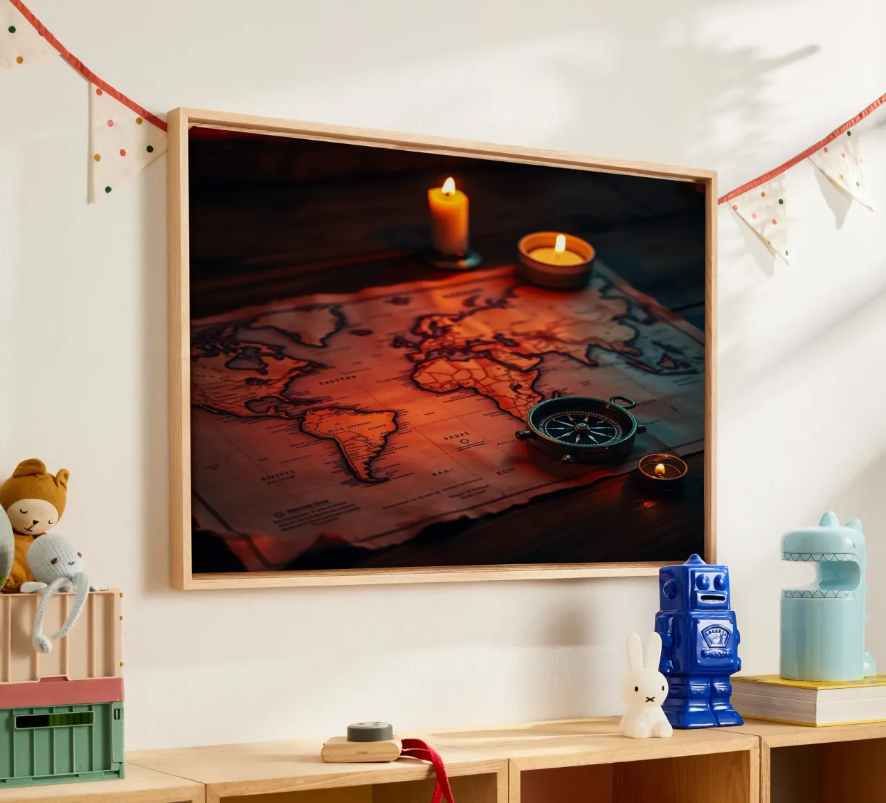 Sussurri di quiete tela con Cornice a cassetta da PhotoVibe Decor