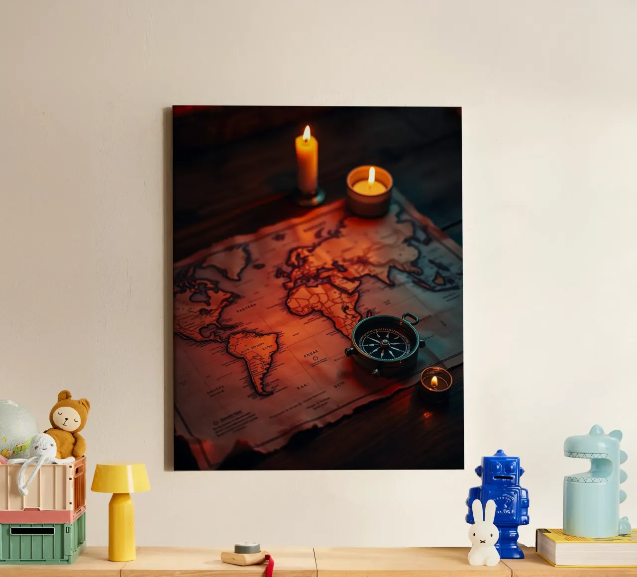 Sussurri di quiete tela con Cornice a cassetta da PhotoVibe Decor