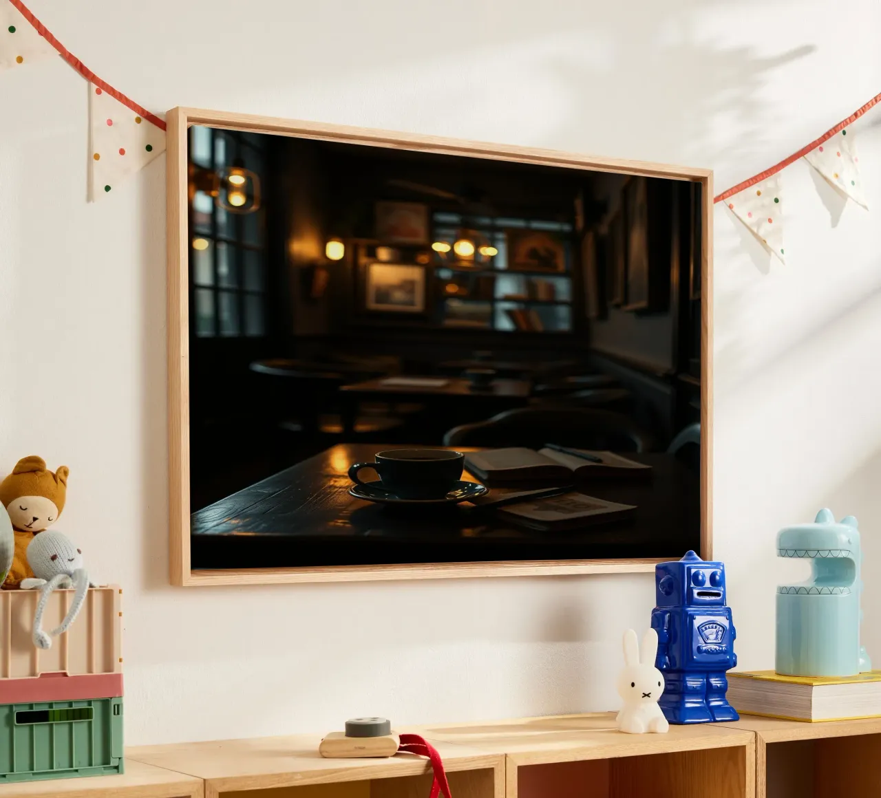 Sussurri di quiete tela con Cornice a cassetta da PhotoVibe Decor