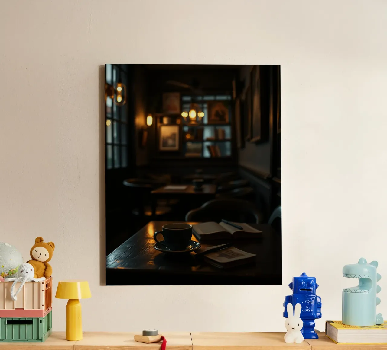 Sussurri di quiete tela con Cornice a cassetta da PhotoVibe Decor