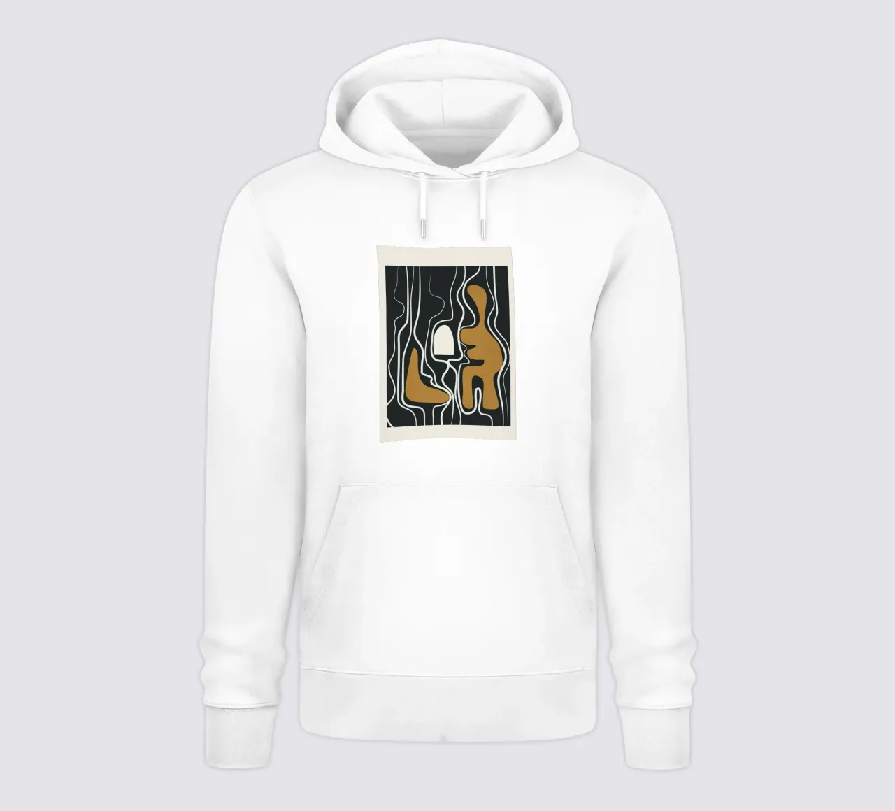 Minimal Abstract Form 1 sudadera con capucha de Flow Line