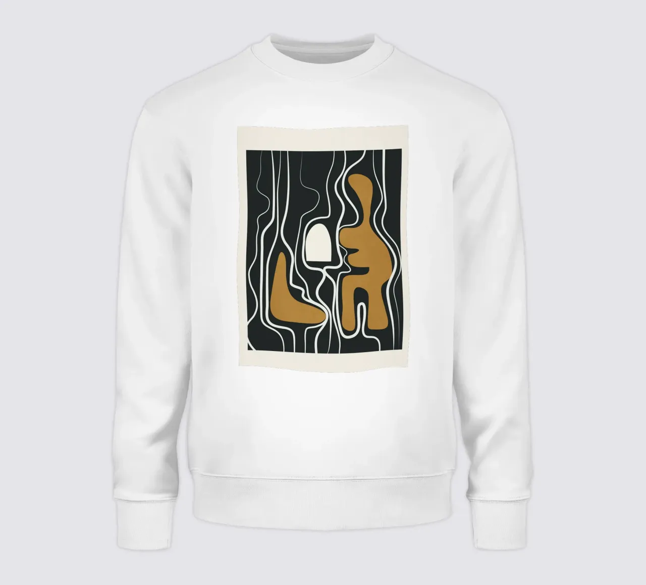 Minimal Abstract Form 1 felpa da Flow Line