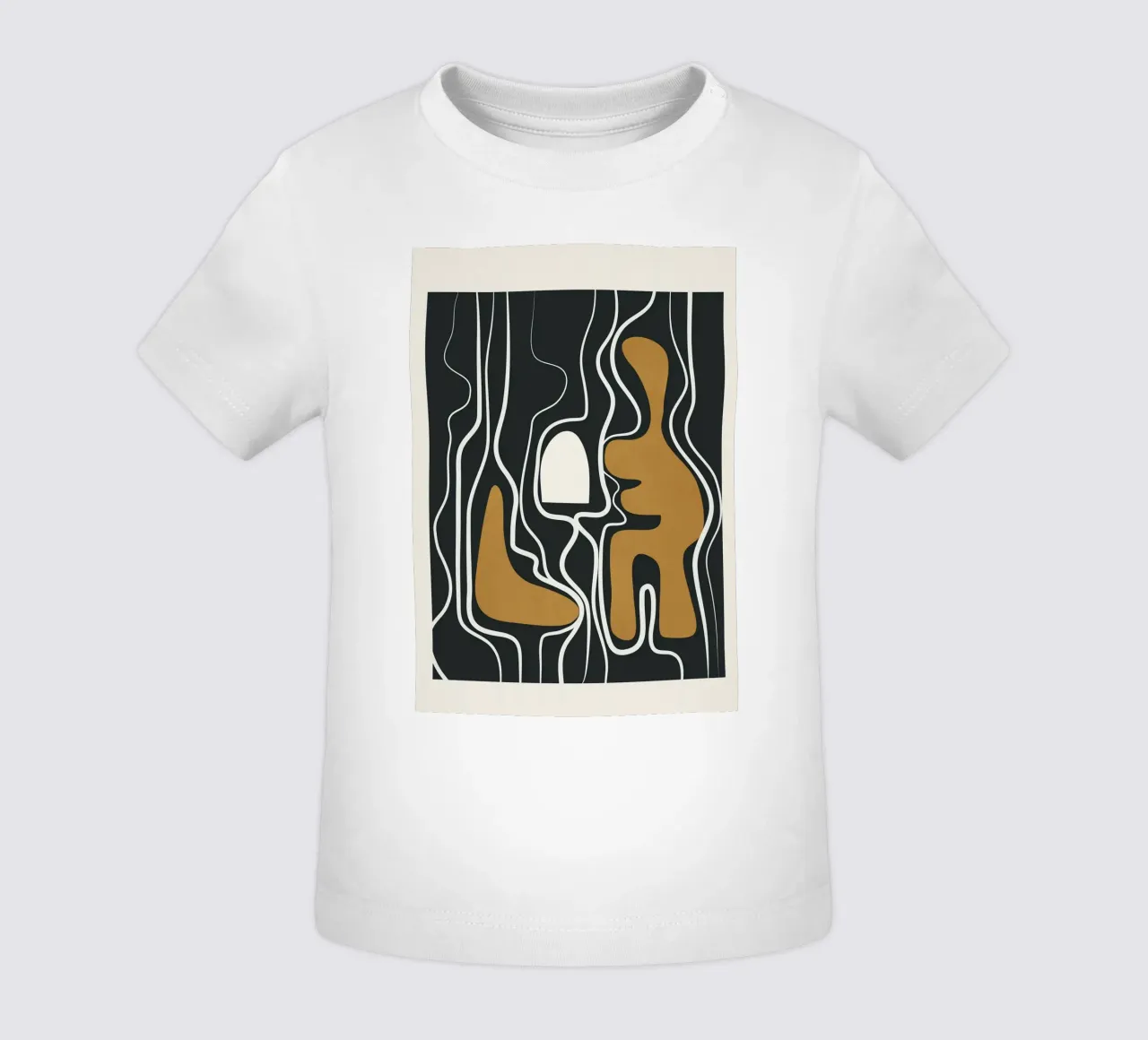 Minimal Abstract Form 1 maglietta neonato da Flow Line