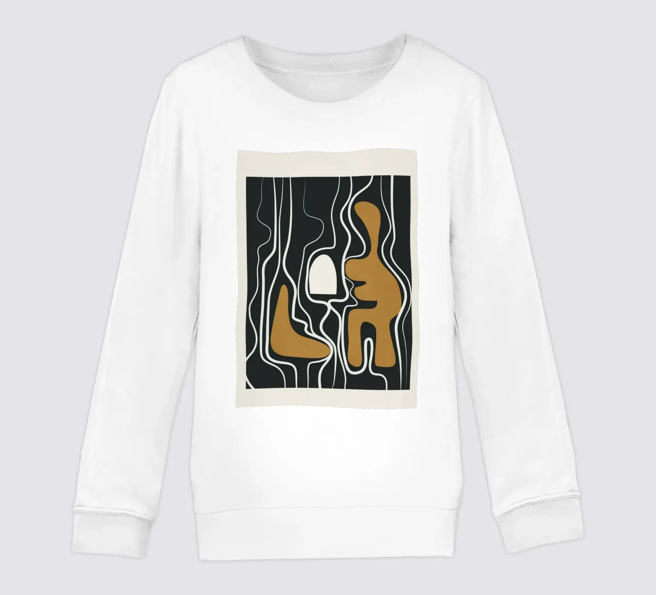 Minimal Abstract Form 1 sudadera para niño de Flow Line