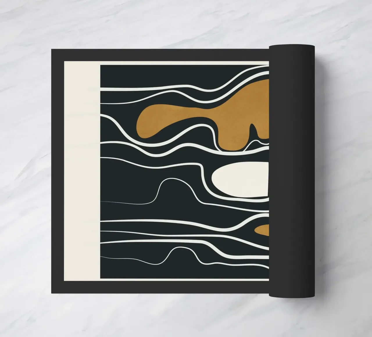 Minimal Abstract Form 1 deurmat van Flow Line