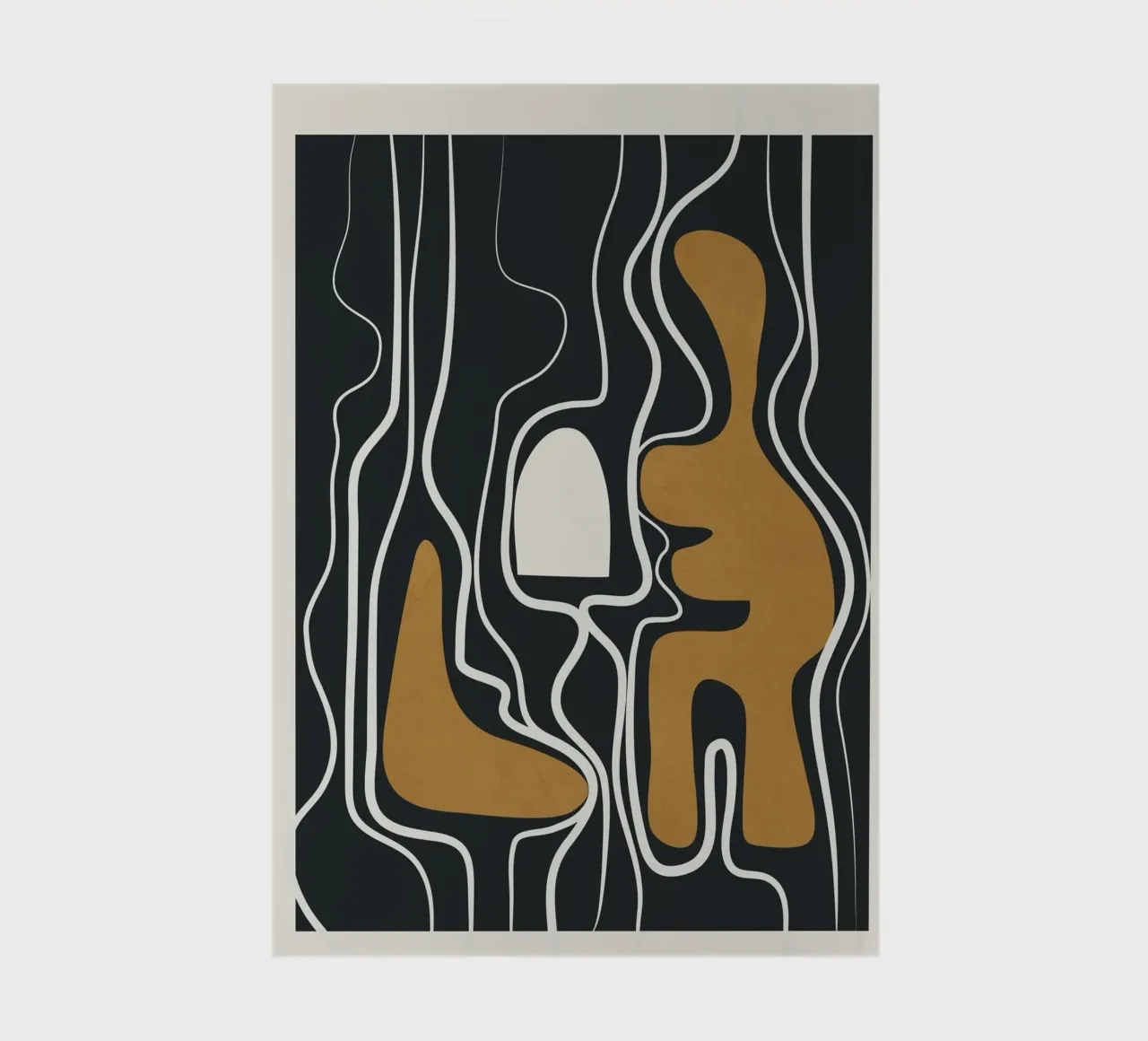 Minimal Abstract Form 1 carnet de notes de Flow Line
