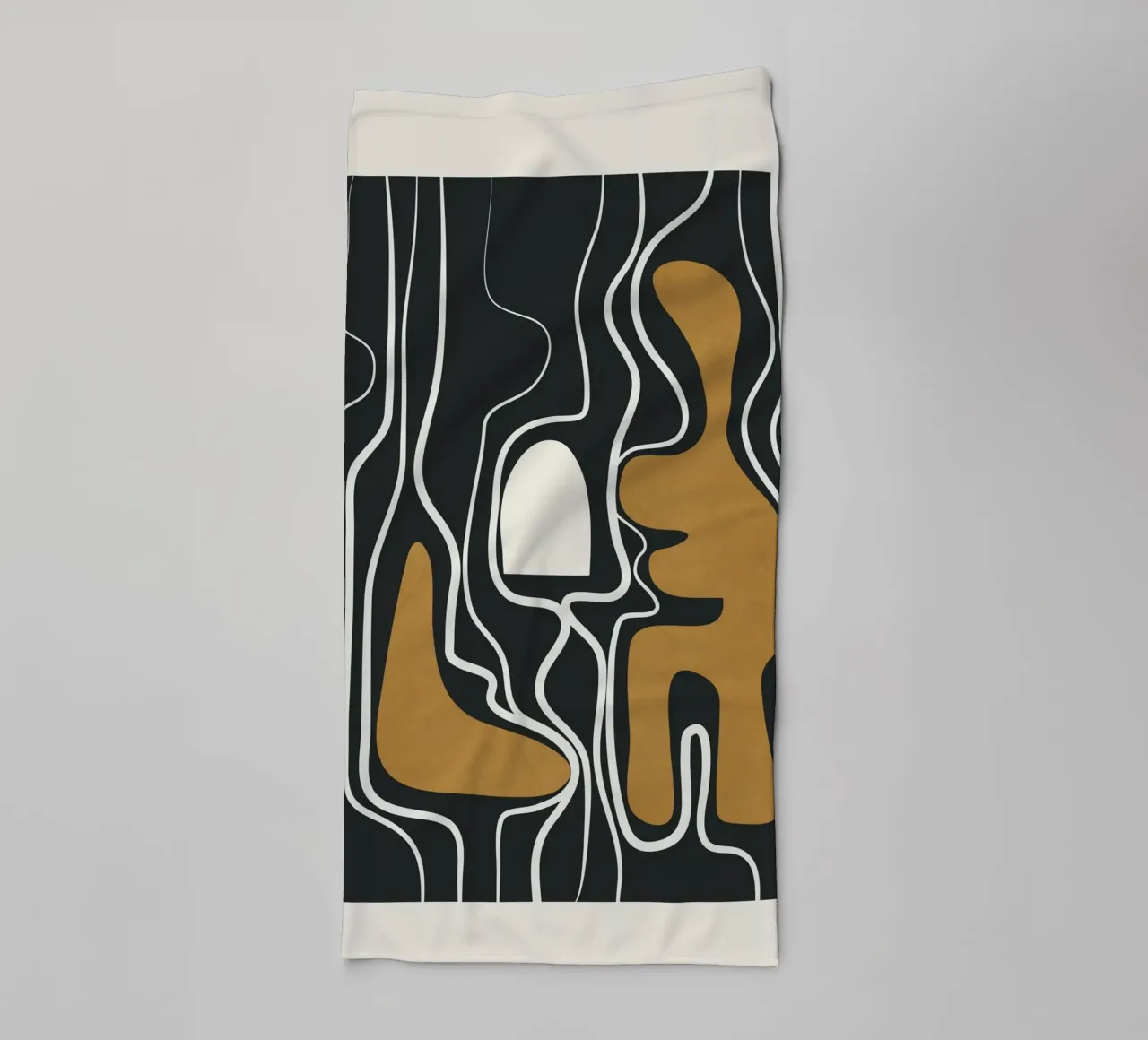 Minimal Abstract Form 1 asciugamano da bagno da Flow Line