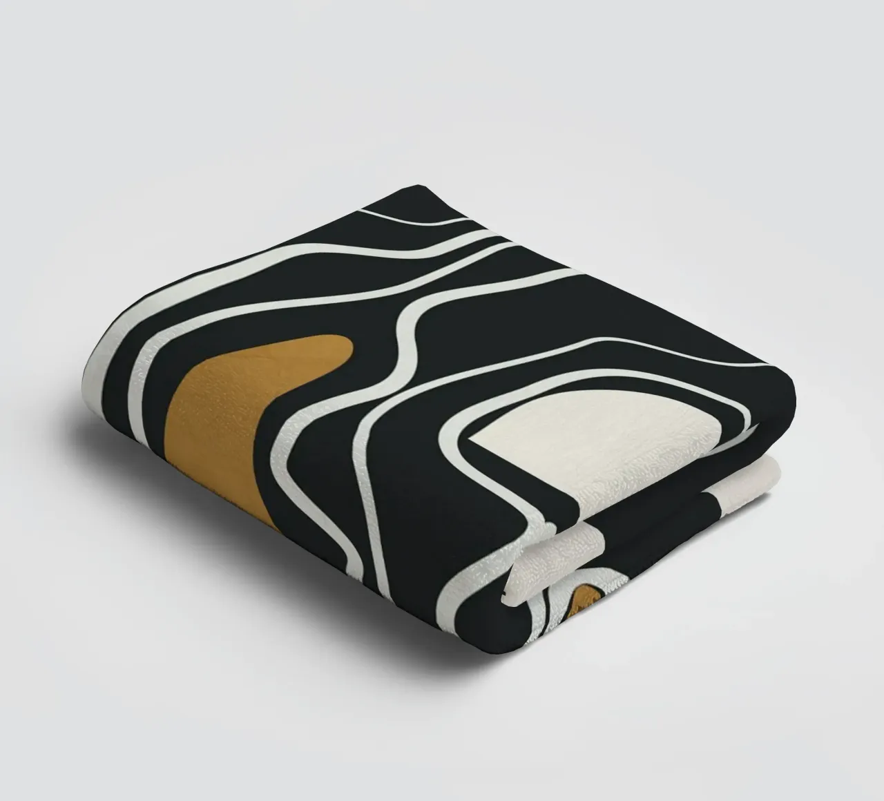 Minimal Abstract Form 1 serviette de bain de Flow Line