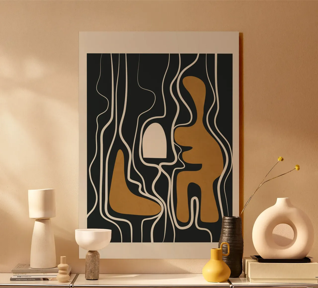 Minimal Abstract Form 1 alluminio dibond da Flow Line