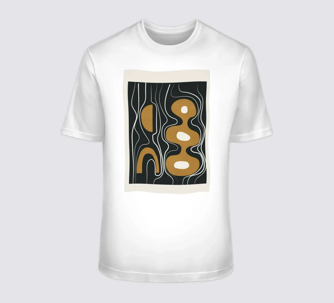 Minimal Abstract Form 2 T-Shirt von Flow Line