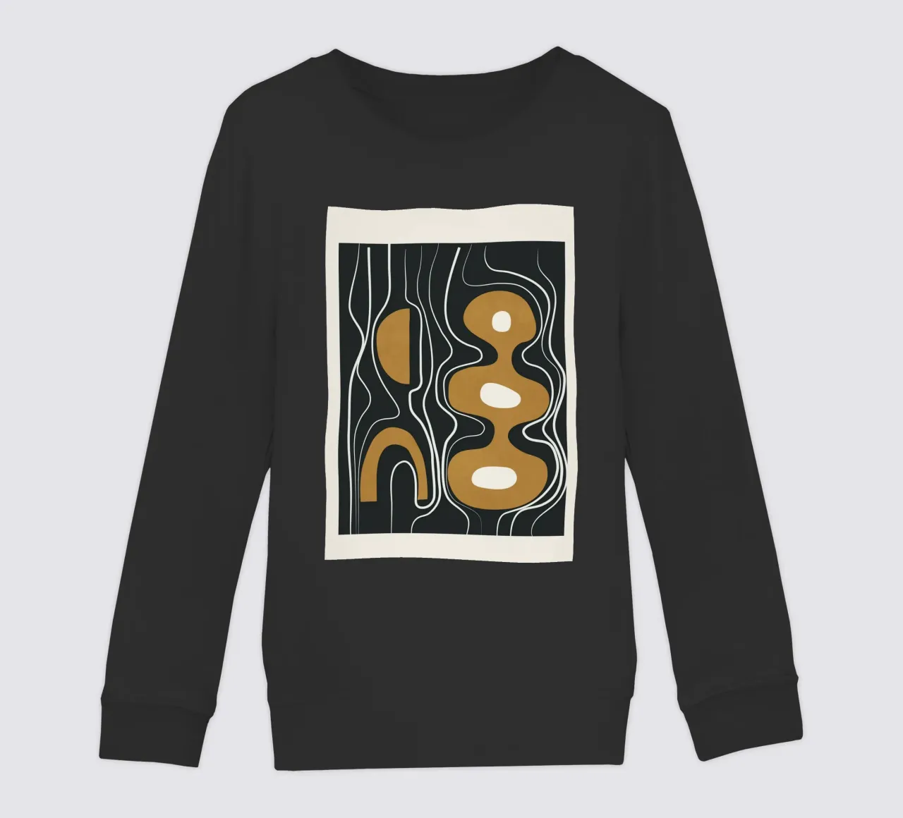 Minimal Abstract Form 2 felpa bambino da Flow Line