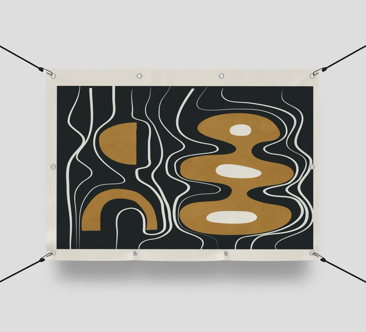 Minimal Abstract Form 2 telo in pvc da Flow Line