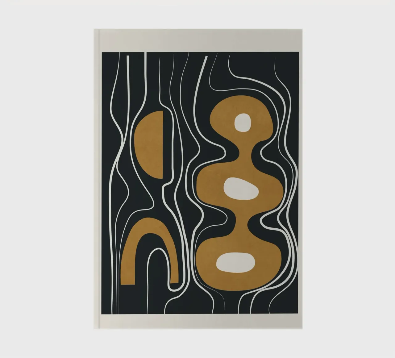 Minimal Abstract Form 2 carnet de notes de Flow Line