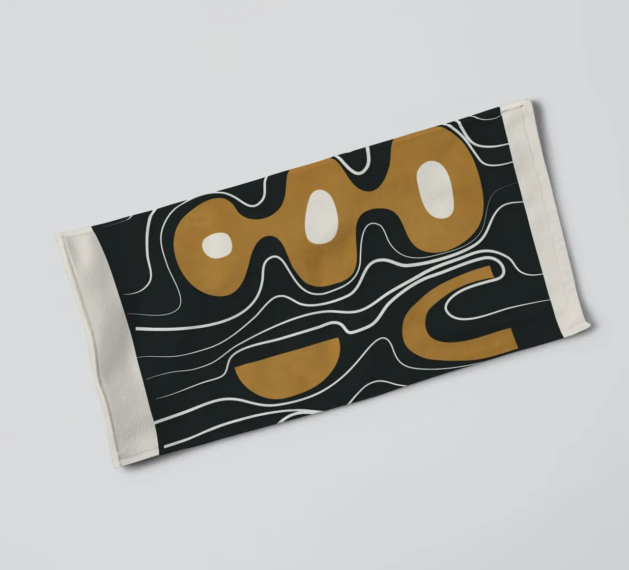 Minimal Abstract Form 2 serviette de bain de Flow Line