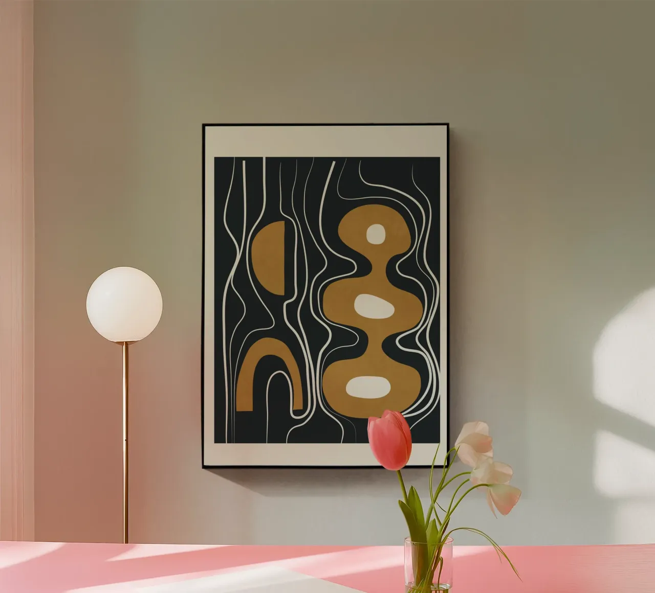 Minimal Abstract Form 2 plexiglass da Flow Line