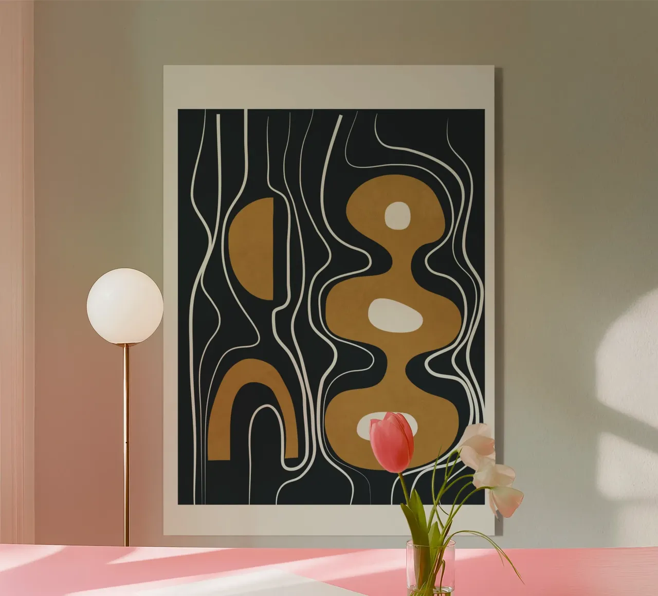 Minimal Abstract Form 2 plexiglass da Flow Line