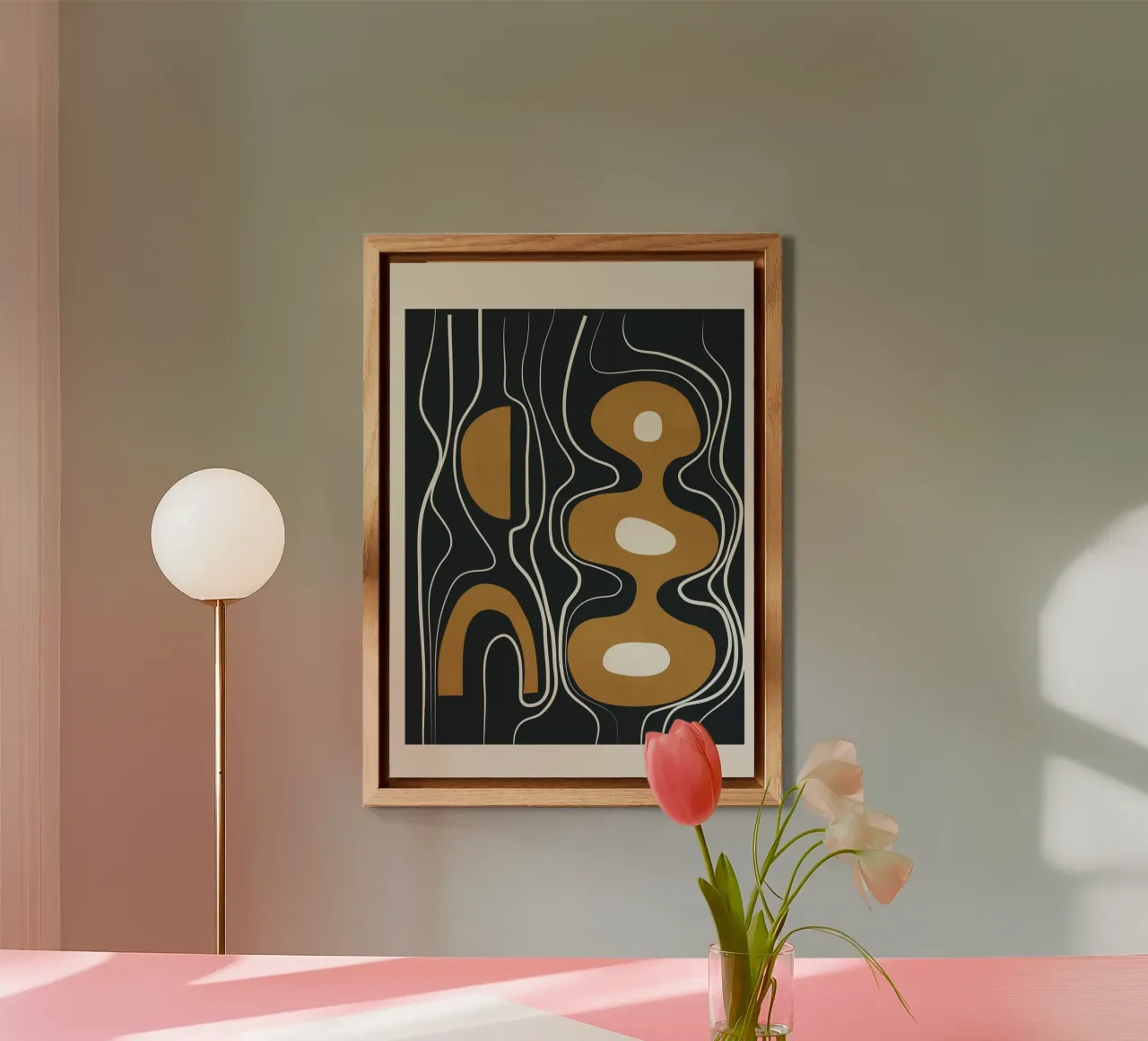 Minimal Abstract Form 2 alluminio dibond da Flow Line