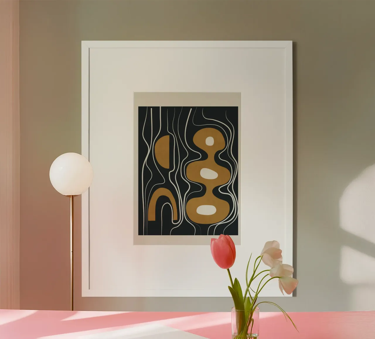 Minimal Abstract Form 2 poster da Flow Line