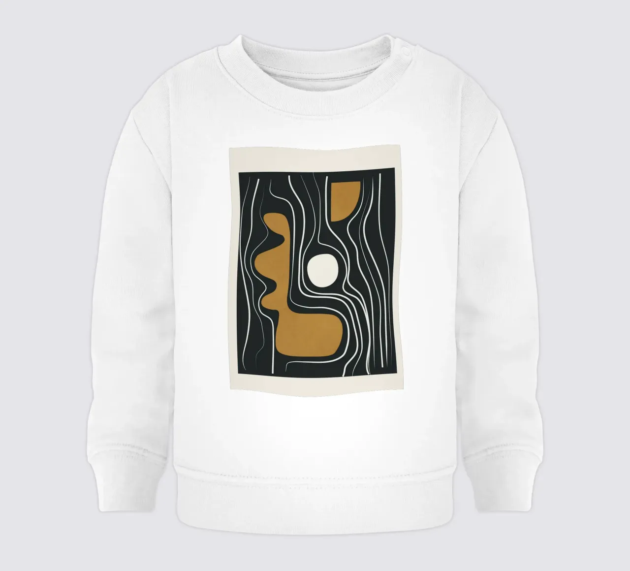 Minimal Abstract Form 3 sudadera de bebé de Flow Line