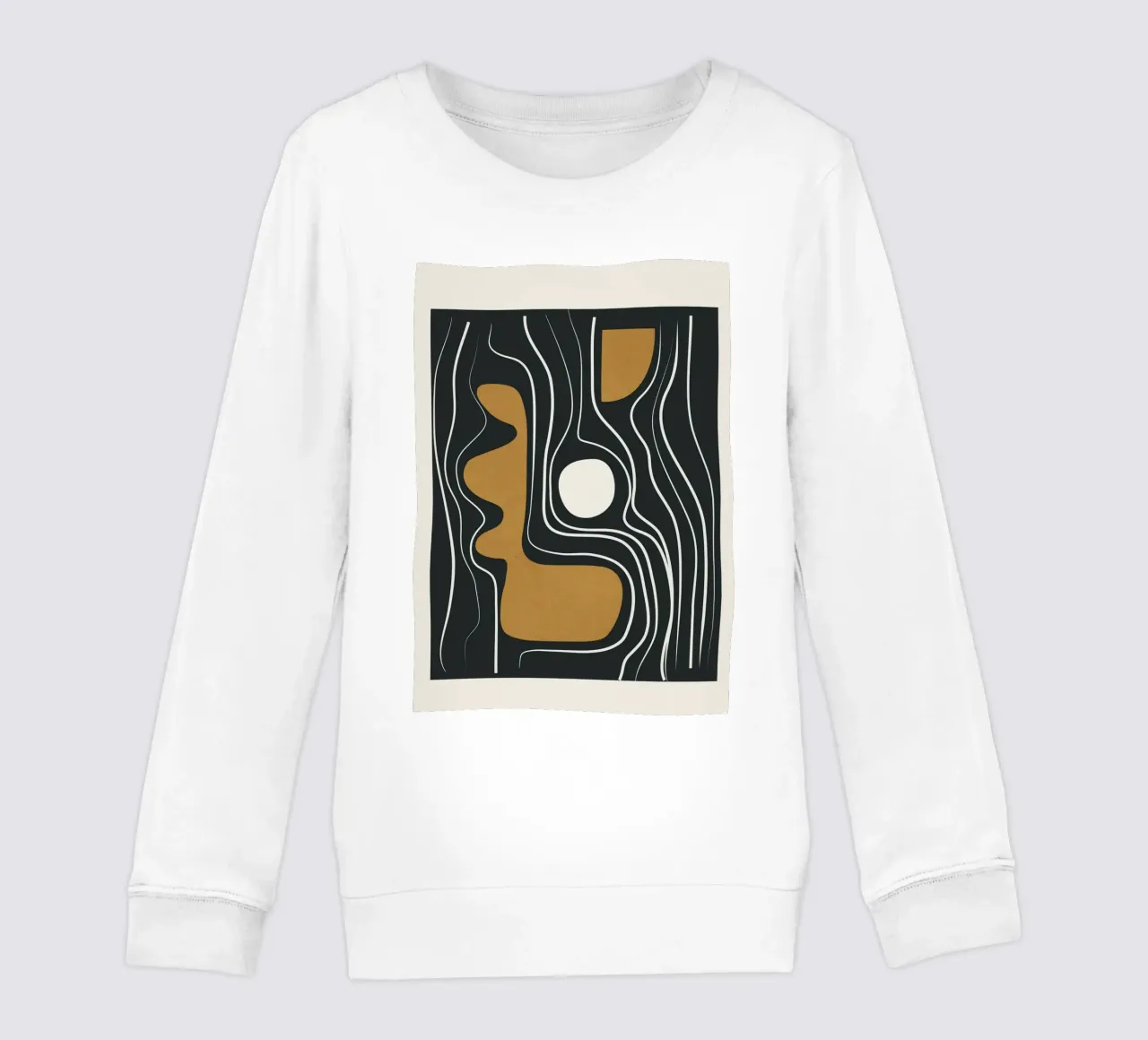 Minimal Abstract Form 3 sudadera para niño de Flow Line