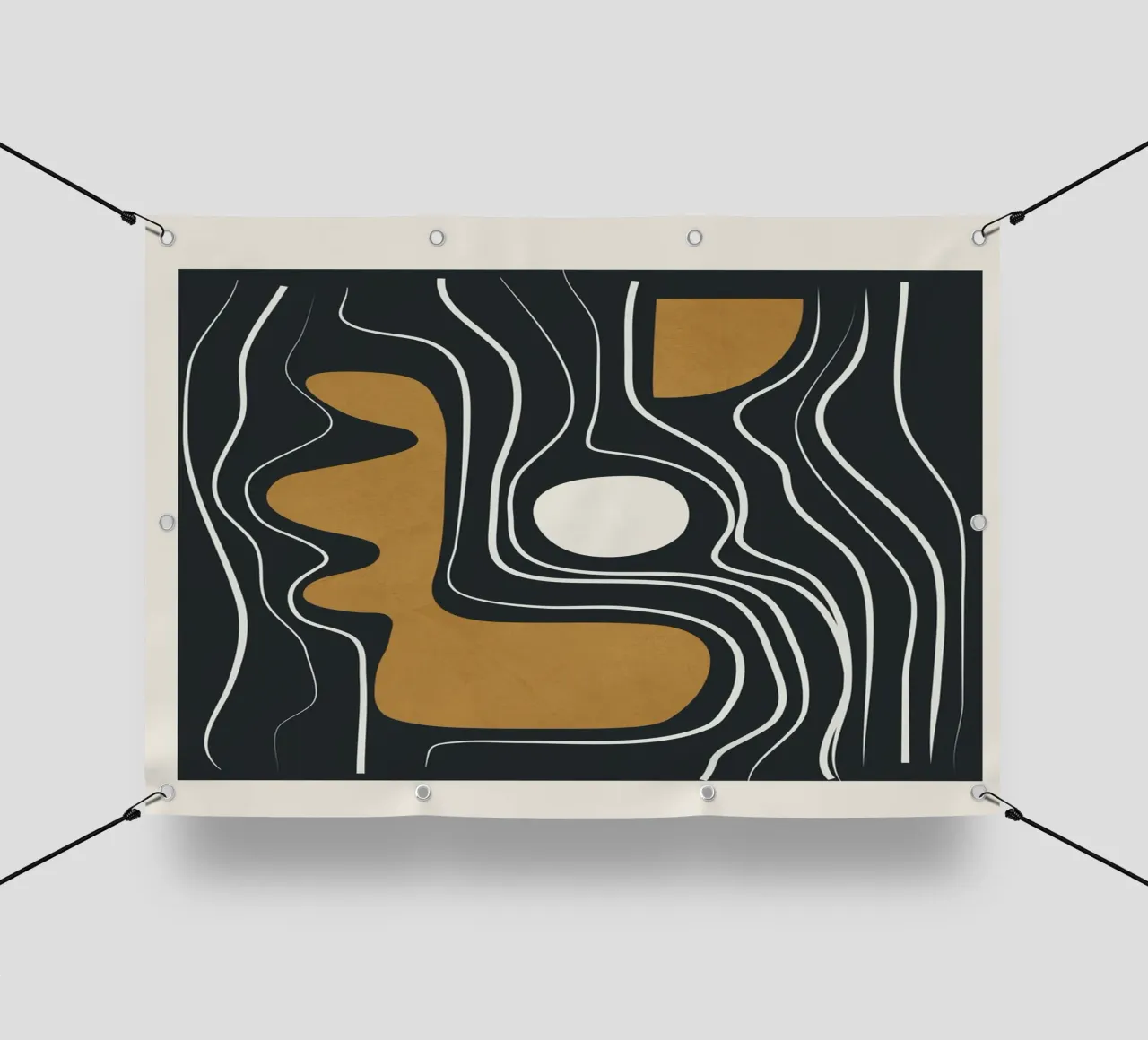 Minimal Abstract Form 3 telo in pvc da Flow Line