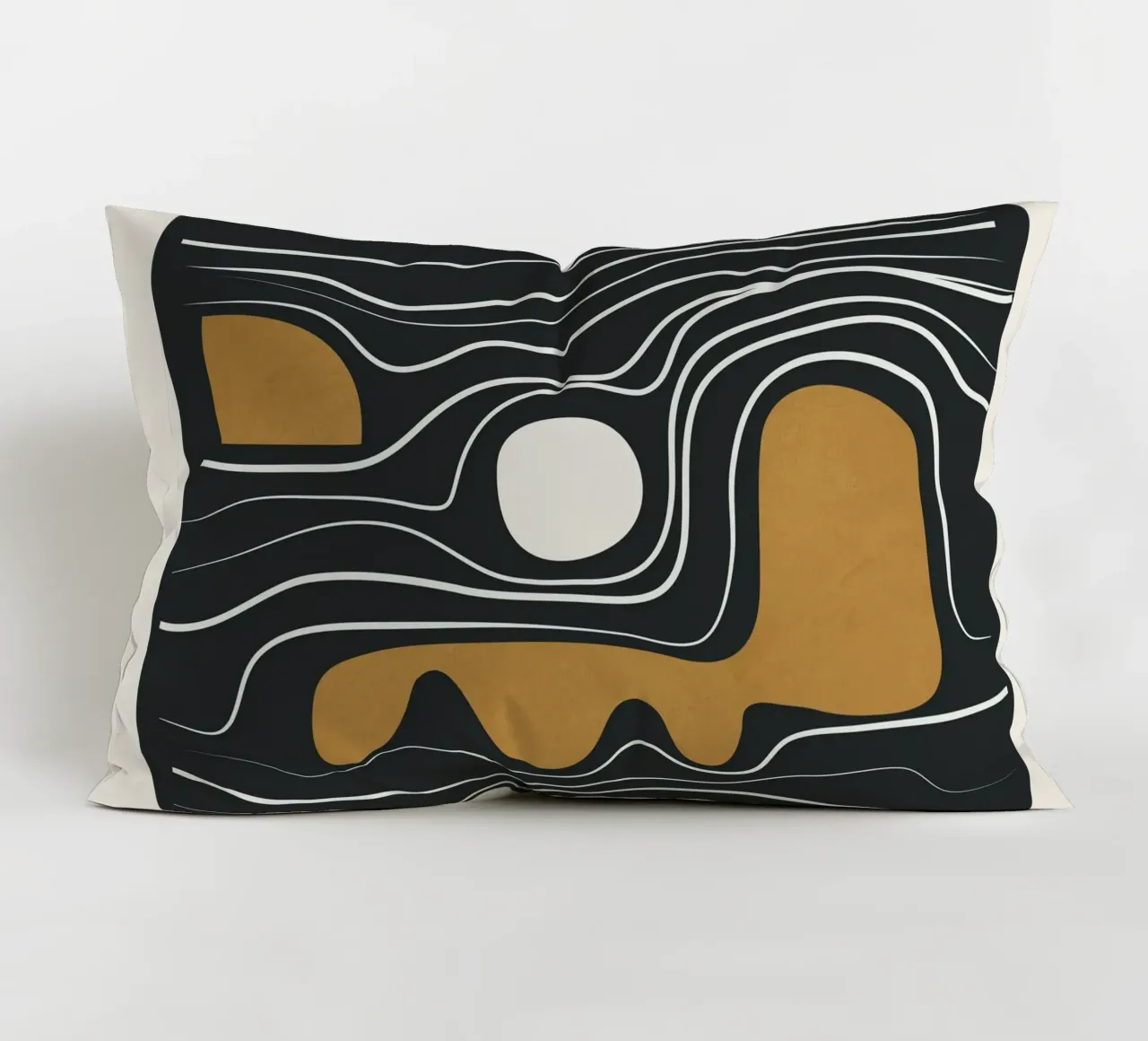 Minimal Abstract Form 3 cuscino da Flow Line