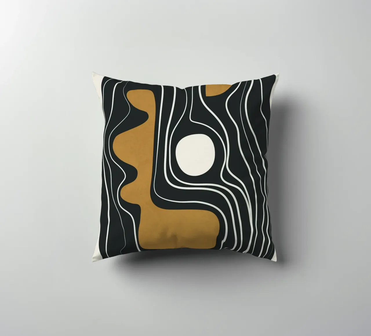 Minimal Abstract Form 3 cuscino da Flow Line