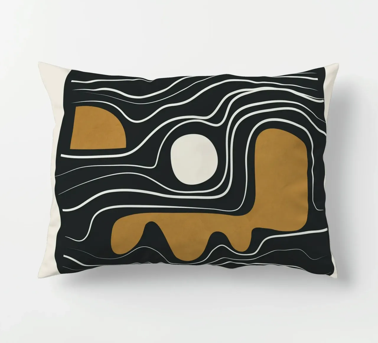 Minimal Abstract Form 3 cuscino da Flow Line