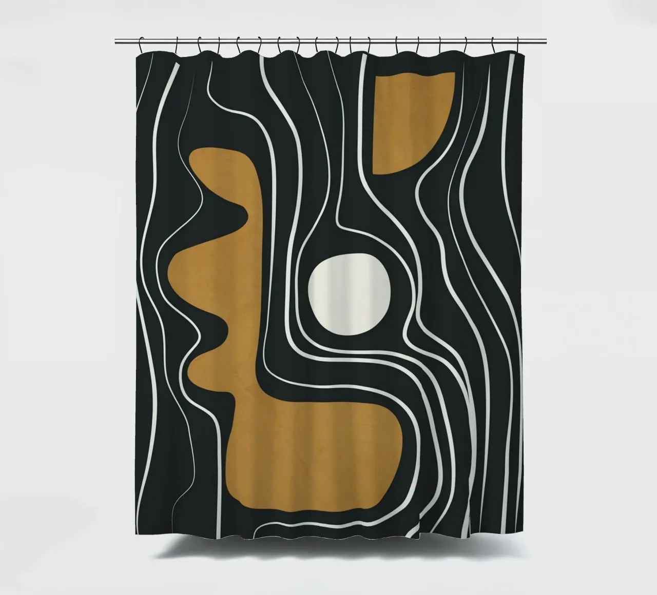 Minimal Abstract Form 3 tenda da doccia da Flow Line