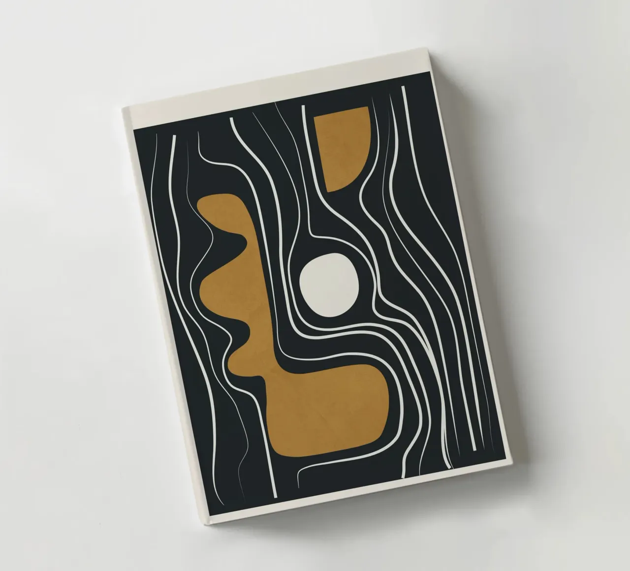 Minimal Abstract Form 3 cuaderno de Flow Line