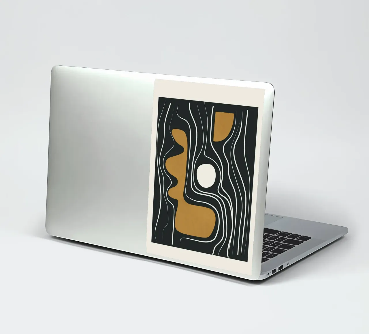 Minimal Abstract Form 3 Sticker von Flow Line