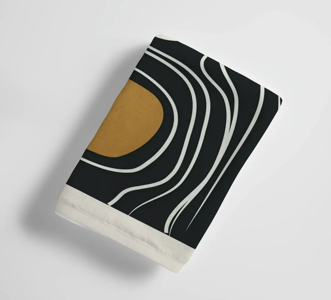 Minimal Abstract Form 3 Handtuch von Flow Line