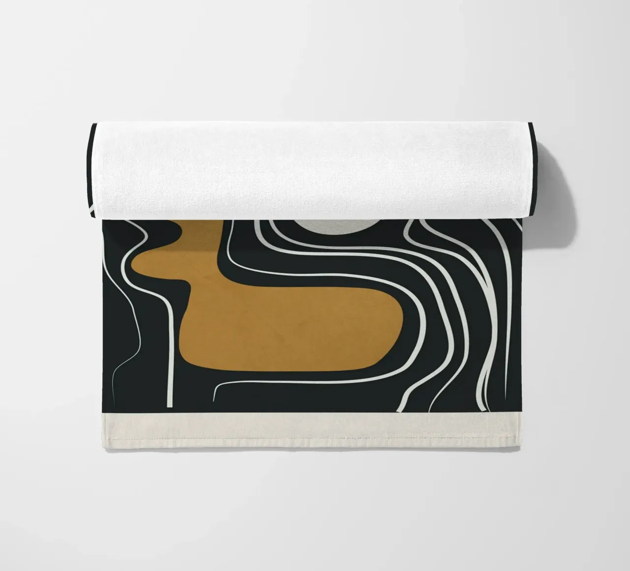 Minimal Abstract Form 3 Strandtuch von Flow Line