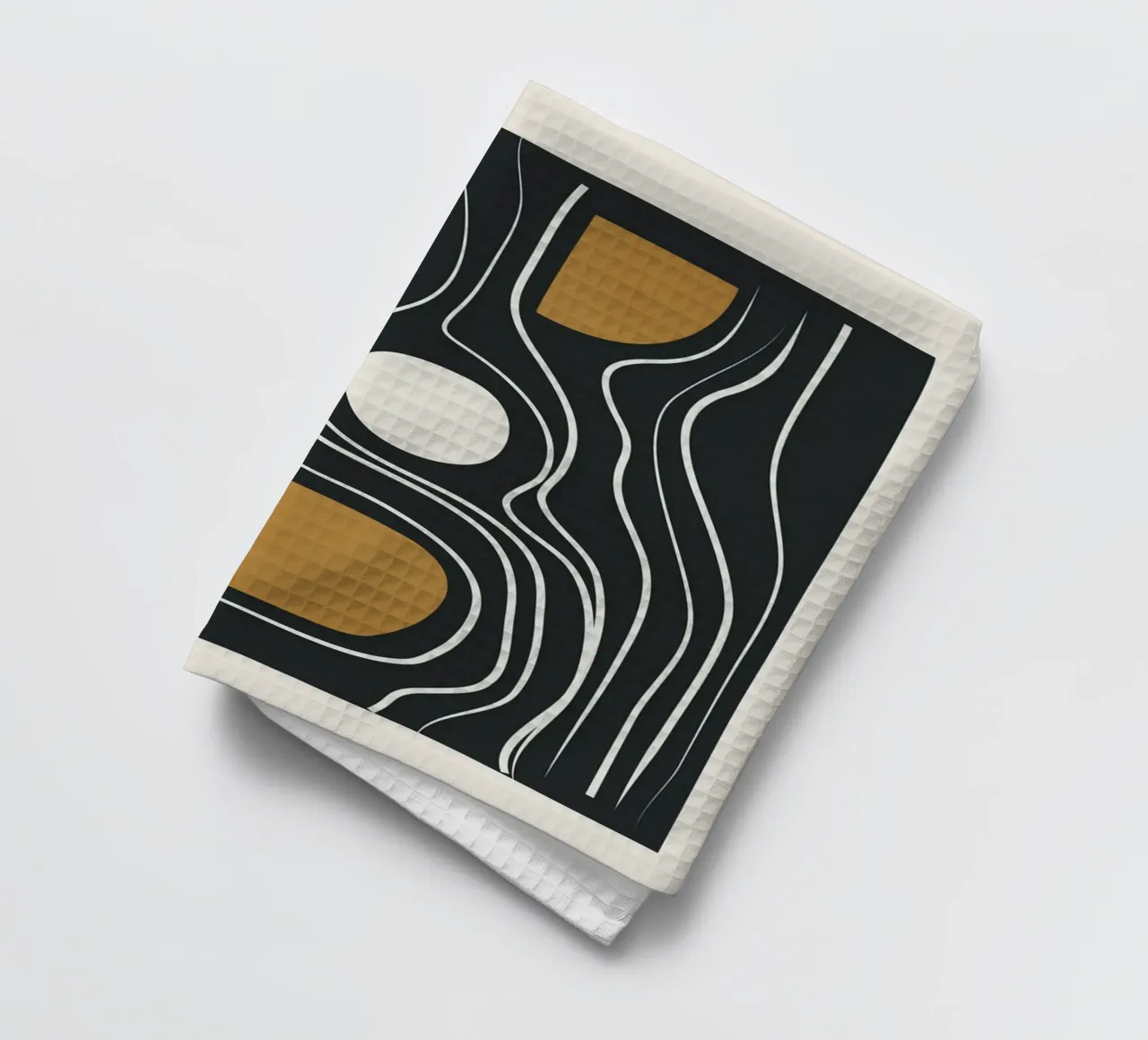 Minimal Abstract Form 3 paño de cocina de Flow Line