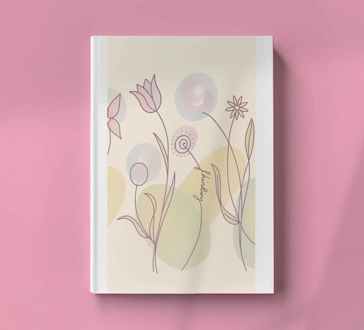 Flowers (thinking) notebook by Lilou Lilou