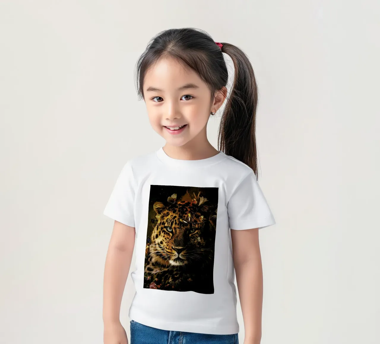 Leopard 4 t-shirt bambini da Wouter Rikken