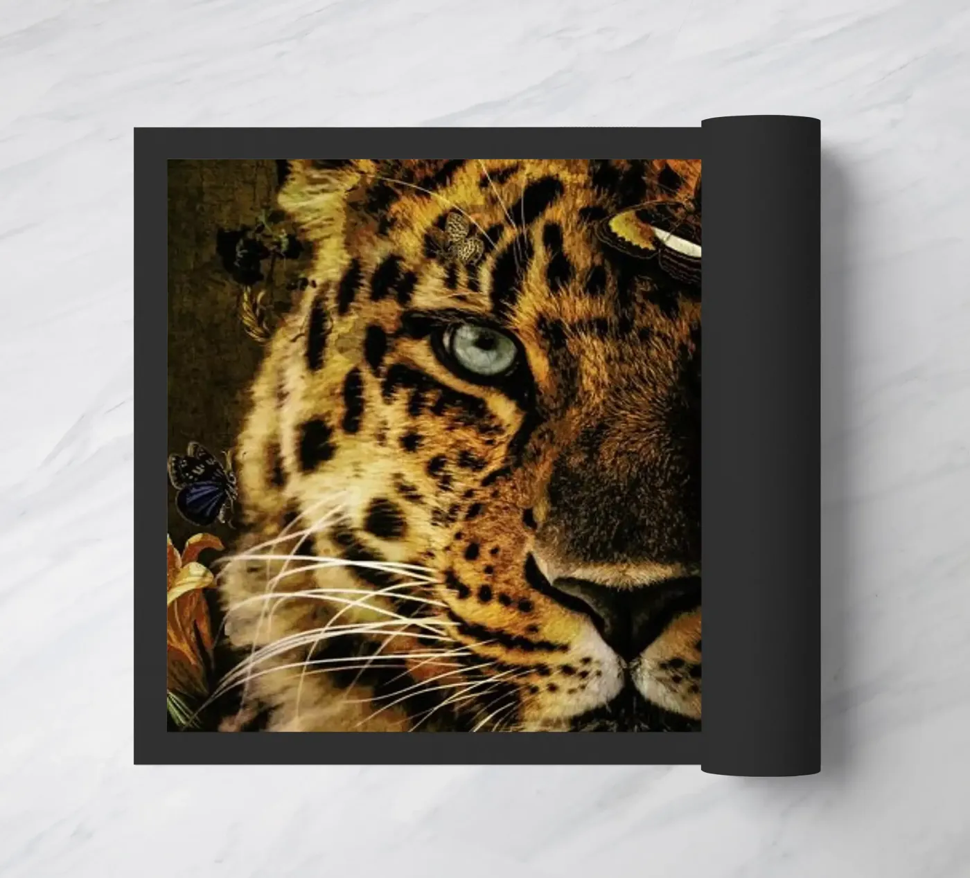 Leopard 4 Fußmatte von Wouter Rikken
