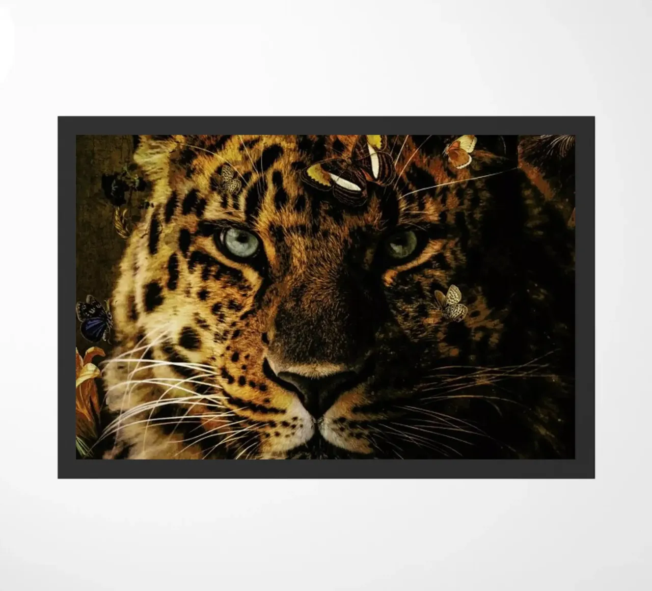 Leopard 4 deurmat van Wouter Rikken