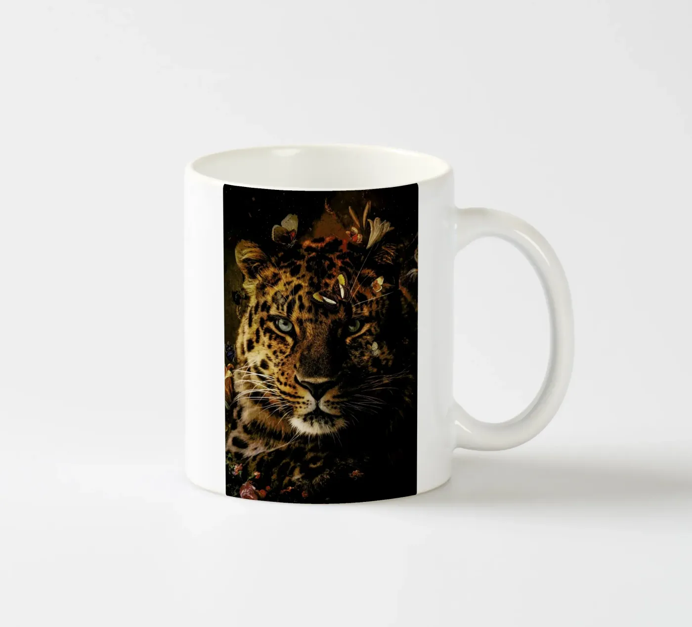 Leopard 4 ceramic mug by Wouter Rikken