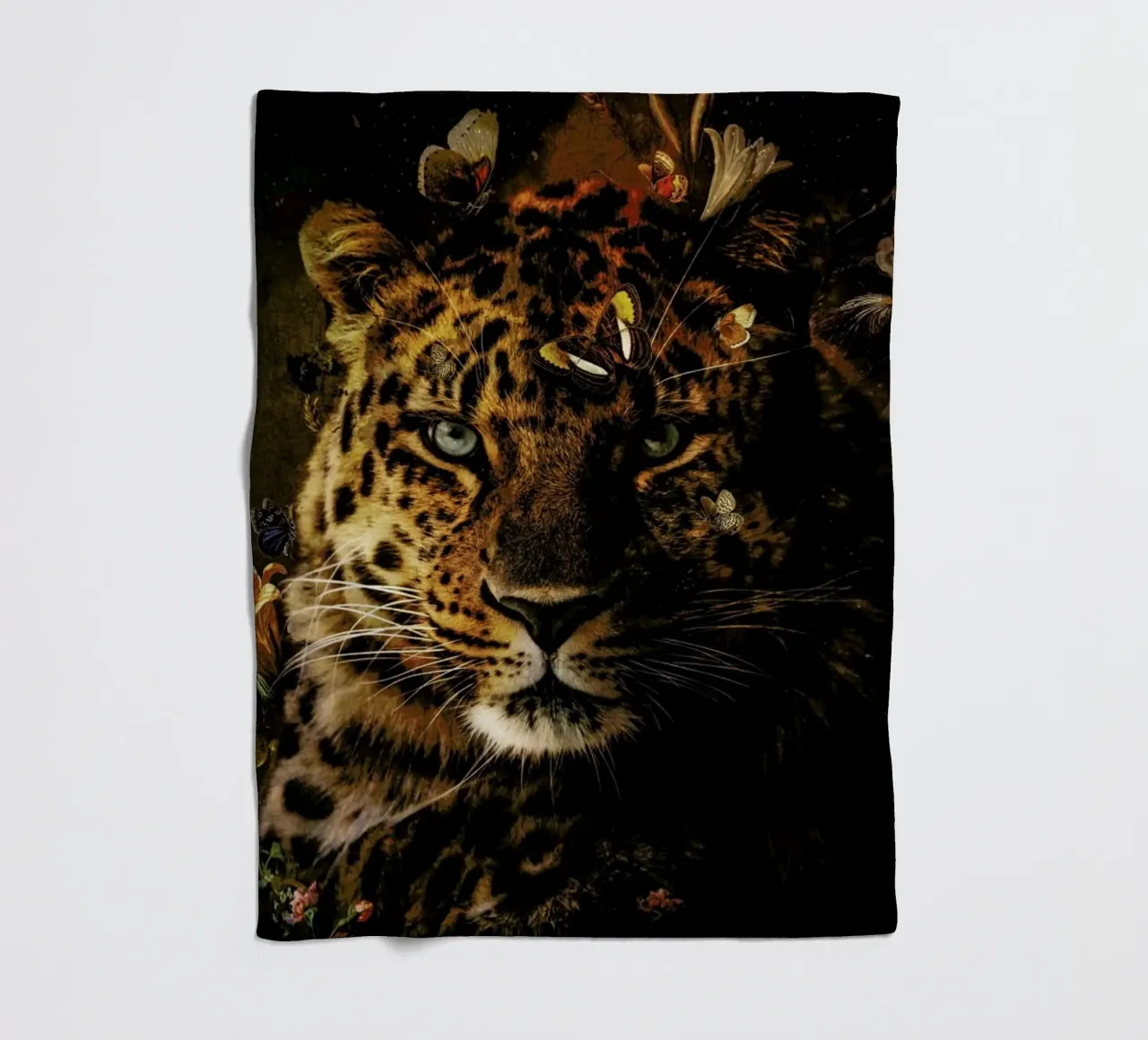 Leopard 4 Fleecedecke von Wouter Rikken