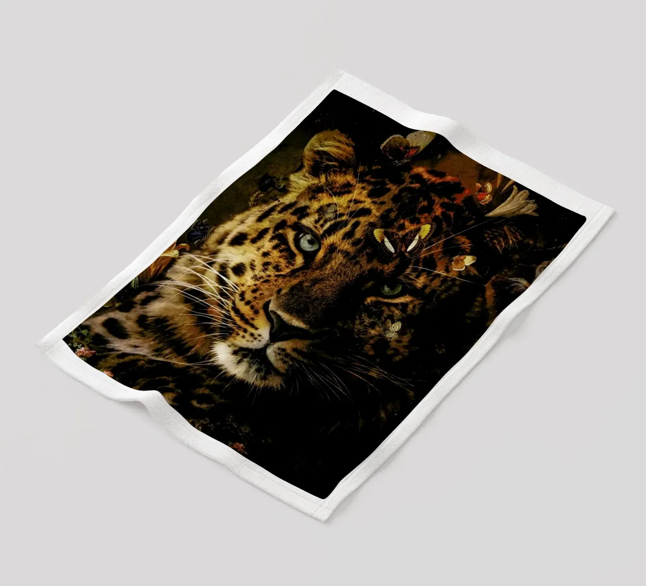 Leopard 4 Fleecedecke von Wouter Rikken