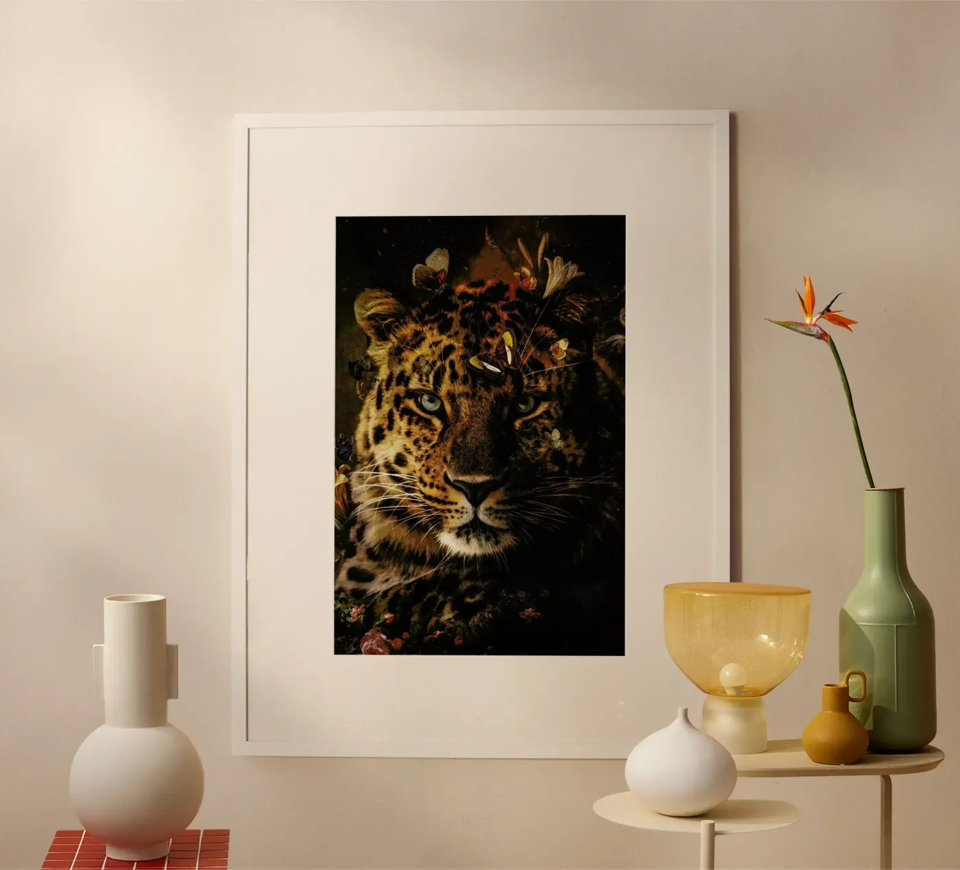 Leopard 4 Poster von Wouter Rikken