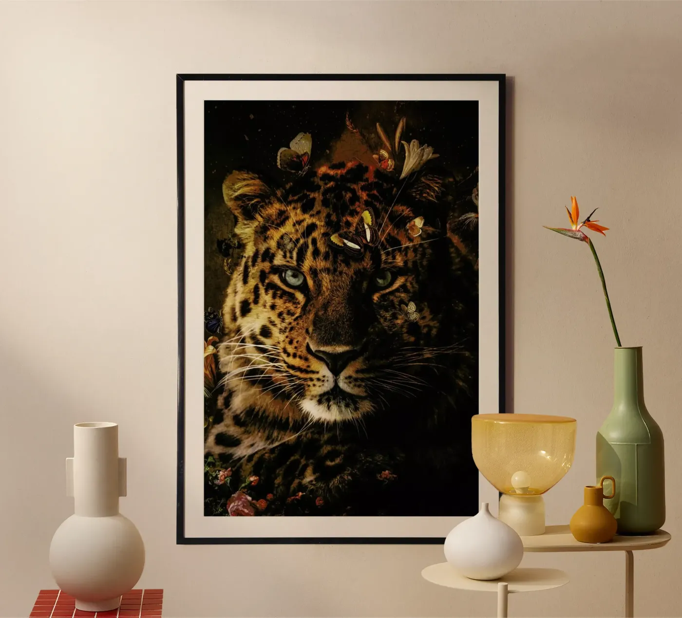 Leopard 4 Poster von Wouter Rikken