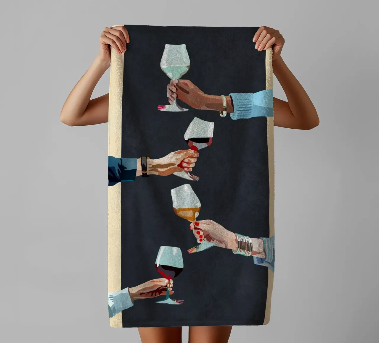 Cheers asciugamano da bagno da cityart