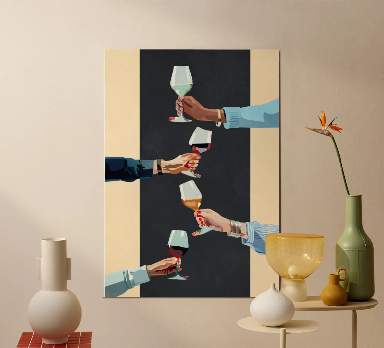 Cheers alu-dibond by cityart