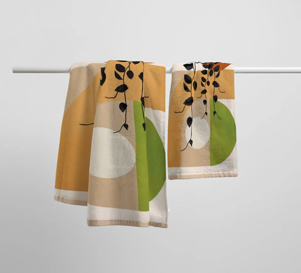 Soft Shapes XVII asciugamano da bagno da cityart