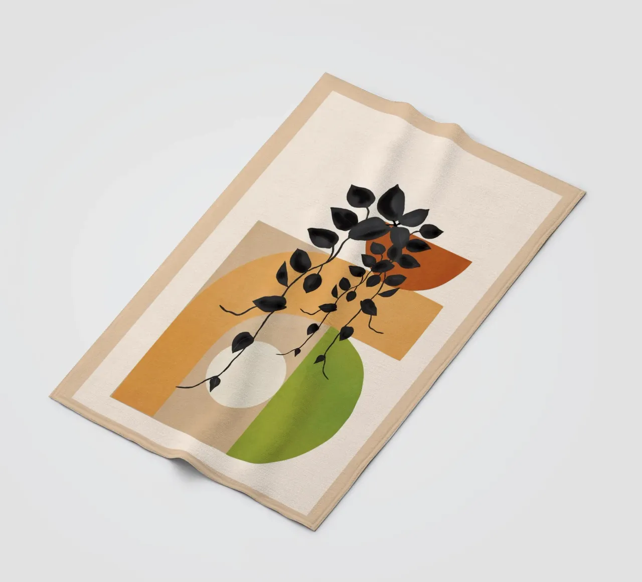 Soft Shapes XVII coperta in pile da cityart